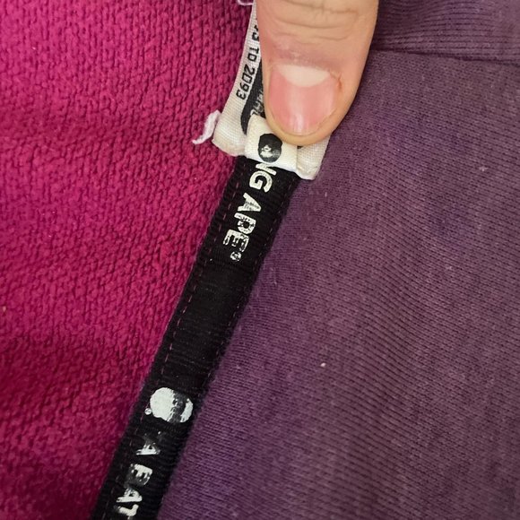 WGM BAPE Color purple Camo Shark Full Zip Hoodie - Picture 8 of 8